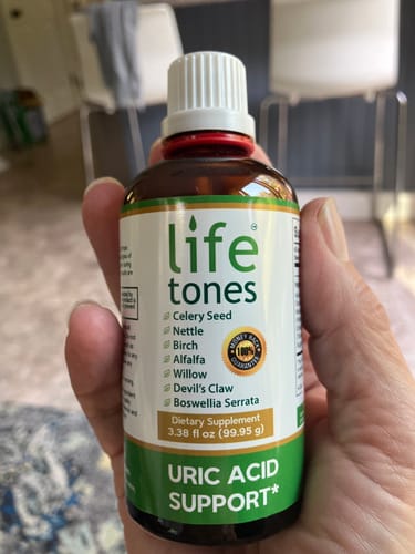 Customer photo review of Lifetones Uric Acid Support | 3.38 fl oz