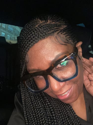 Customer photo review of Lemonade braids braidedwig