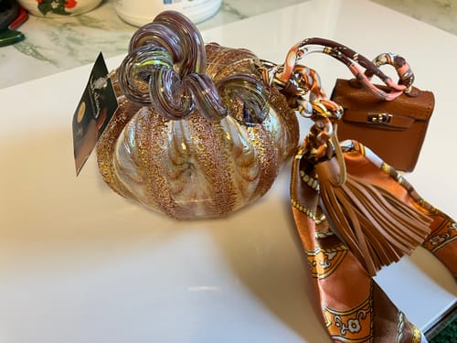 Customer photo review of Daily Pumpkin 1524 Bag Charm Squat