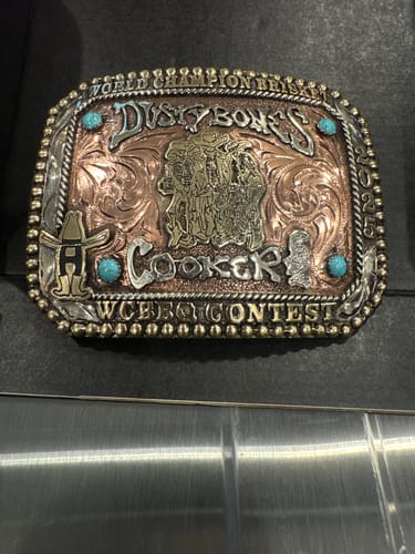 Customer photo review of Custom Belt Buckle Design