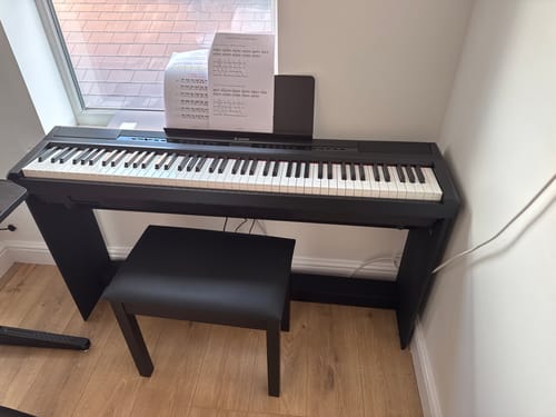Customer photo review of Donner DEP-20 Portable Weighted Digital Piano with Stand