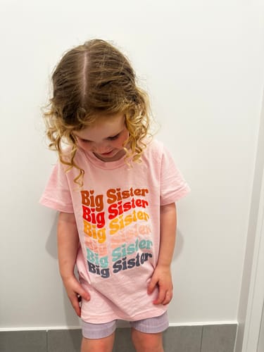 Customer photo review of RETRO BIG SISTER TEE ONE PIECE