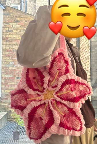 Customer photo review of Handmade Lily Bag