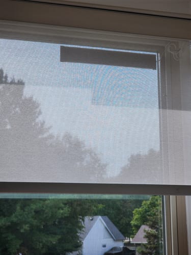 Customer photo review of Solar Panel for Indoor Shades