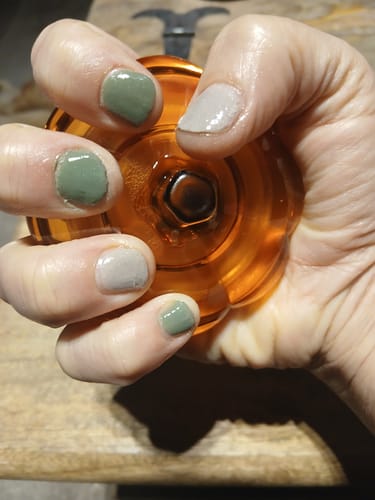 Customer photo review of Oatmeal Dipping Powder