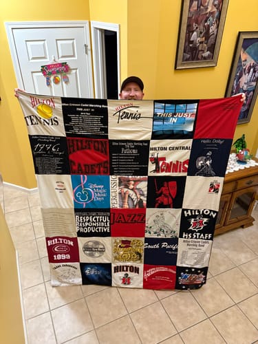 Matthew N. review of Premium T Shirt Quilt image 1 out of 2