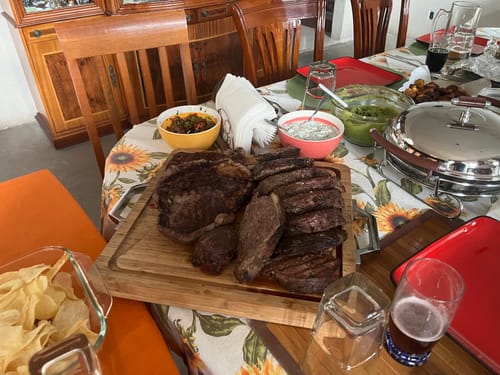 Reseña con foto de un cliente sobre Rib Eye Steak Choice