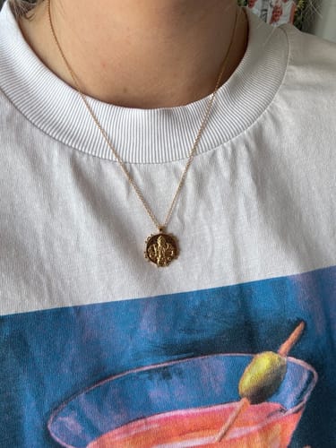 Customer photo review of Goddess Kali Necklace (Gold)