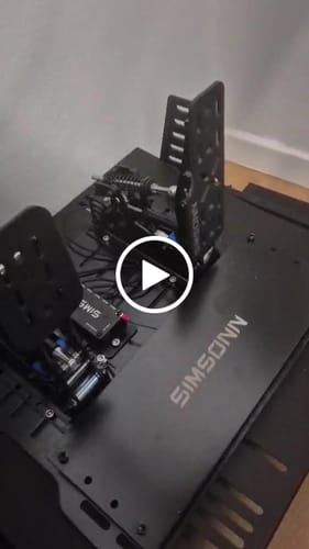 Customer video review of Simsonn Plus X Racing Simulation Pedal with Haptic Reactor