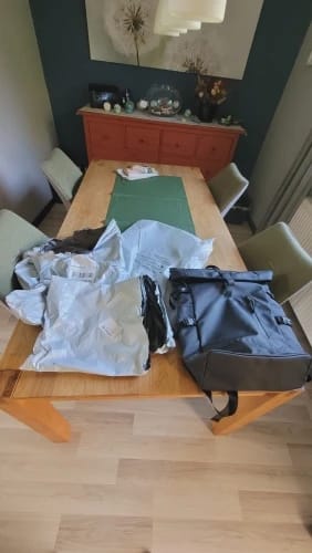 Customer photo review of Sac à dos imperméable femme - Megève