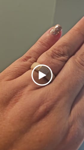 Nicole Z. review of New! Silicone Ring with Metal and Stones image 1 out of 1