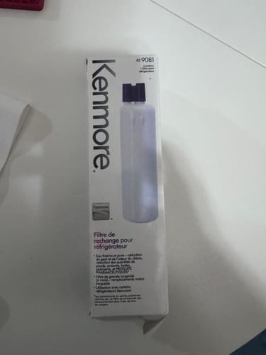 Customer photo review of Kenmore 9081 Replacement Refrigerator Water Filter 1 Pack
