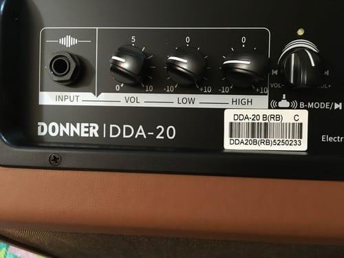 Customer photo review of Donner DDA-20 ミニ電子ドラムアンプ