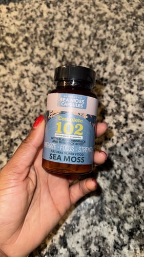 Customer photo review of Complete 102 Seamoss Capsules