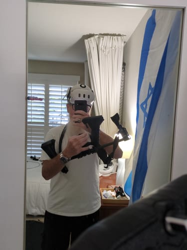 Customer photo review of Enforcer Revolt - Haptic Rifle Stock with Force Feedback for Quest VR