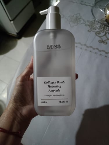 Customer photo review of Bad Skin™ Korean Collagen Bomb Hydrating Ampoule