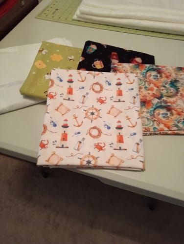 Customer photo review of End of Bolt Mystery Fabric