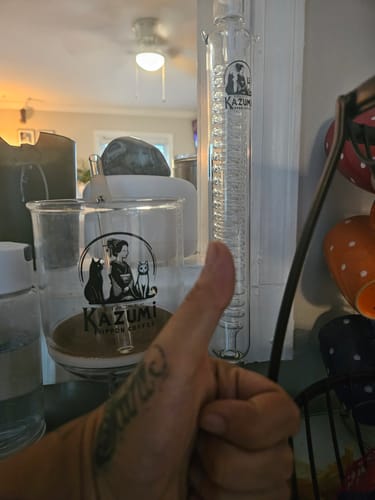 Customer photo review of Kazumi Siphon Coffee Maker Sumo Set