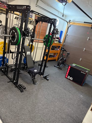 Customer photo review of RitFit M1 PRO Smith Machine Home Gym Package Comprehensive All-In-One Workout System