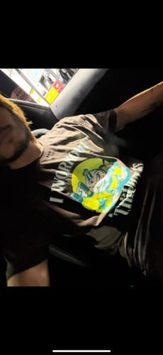 Customer photo review of Burn Off The Crazy T-Shirt