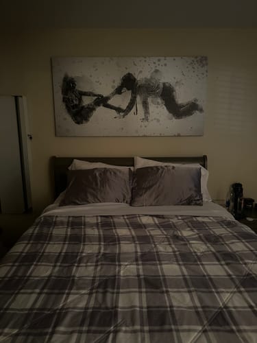 Customer photo review of No Touching - Black & White