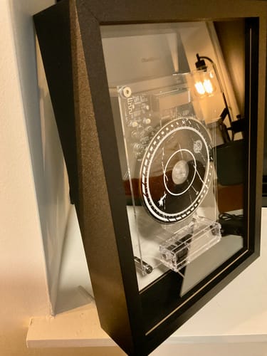 Customer photo review of M1 Music Frame CD Player