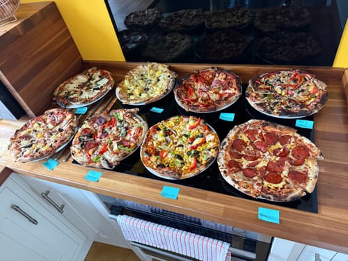 Customer photo review of Sourdough Pizza Bases