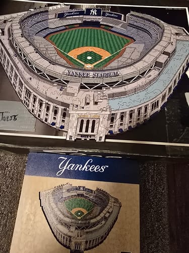 Customer photo review of New York Yankees™ Stadium - Wooden Puzzle
