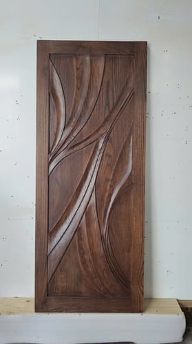 Customer photo review of Artistic Carved Door Design For Hallway And Entrance