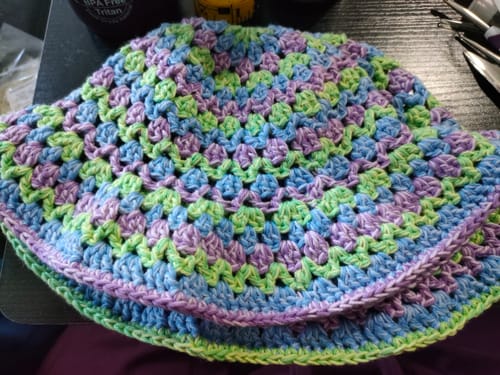 Customer photo review of The Kelp Bucket Hat Pattern