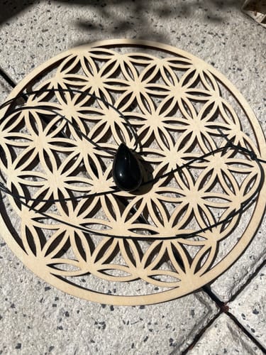 Customer photo review of Pendentif Tourmaline noire