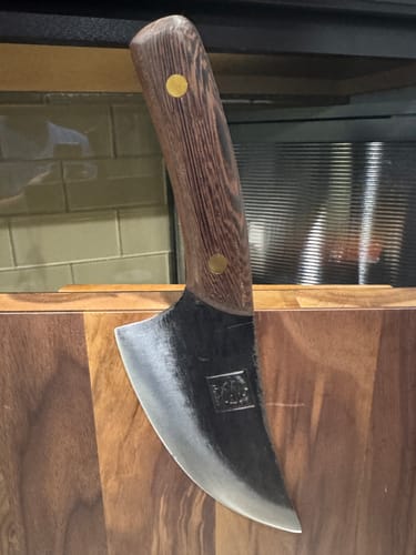 Customer photo review of Galba 7.3" Butcher Knife