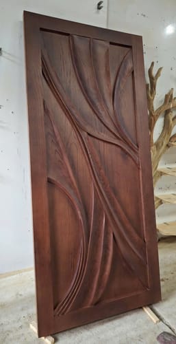 Customer photo review of Artistic Carved Door Design For Hallway And Entrance