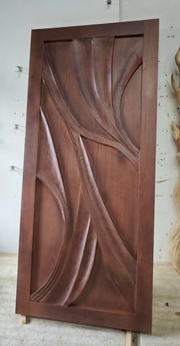 Customer photo review of Artistic Carved Door Design For Hallway And Entrance