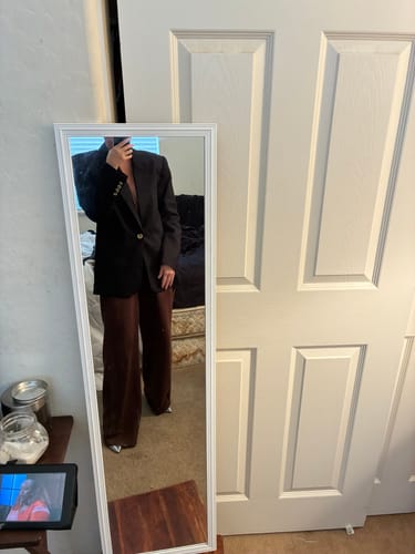 Customer photo review of Linen Suited Blazer