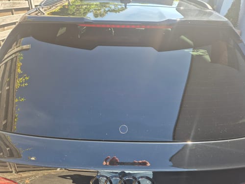 Customer photo review of Heckwischer Echtglas Stopfen | Audi