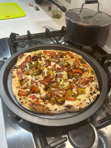 Customer photo review of Sourdough Pizza Bases