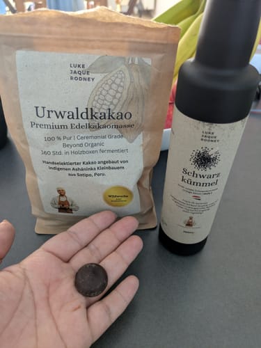 Customer photo review of Urwaldkakao | Edelkakao Drops