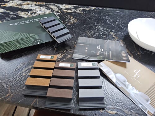 Customer photo review of Sample Box | Outdoor Panels