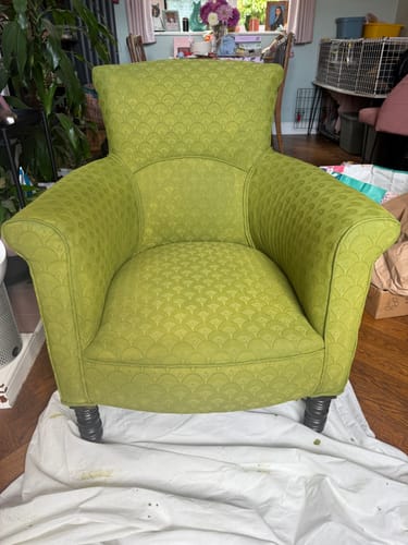 Customer photo review of Fabric Paint -- Olive