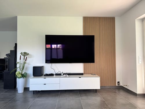 Customer photo review of Akustikpaneele Natürliche Eiche | XL 300 cm x 60 cm | Dreiseitiges Echtholzfurnier
