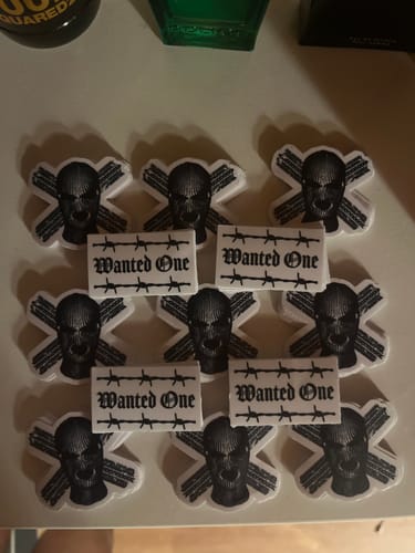 Customer photo review of Sticker Vinile Trasparenti