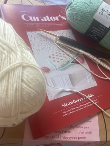 Customer photo review of Curate Crochet Box - Monthly Subscription