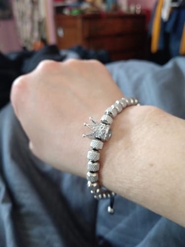 Reseña con foto de un cliente sobre Pack de pulseras Carter Silver Private Collection