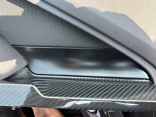 Customer photo review of Corvette C8 Radio GPS Navigation Screen Cover