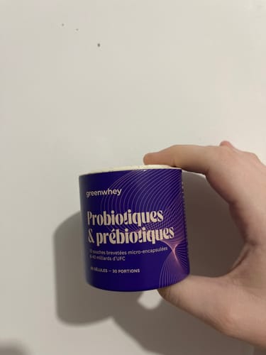 Customer photo review of Probiotiques & Prébiotiques