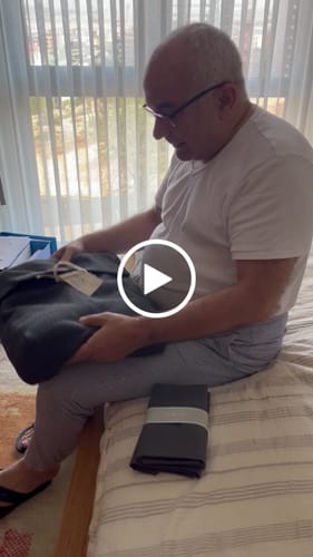 Customer video review of Alford Dokulu Çift Kişilik Nevresim Seti Antrasit