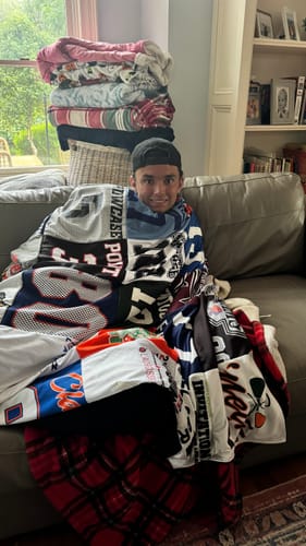 Customer photo review of Premium T Shirt Quilt