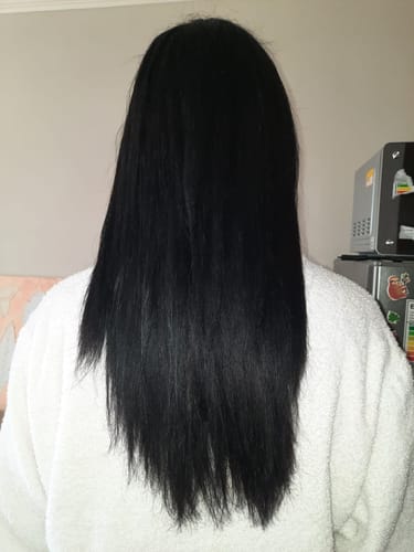 Customer photo review of Hidratox, tratamiento efecto bótox capilar instantáneo