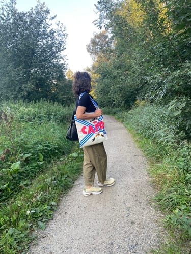 Customer photo review of BUREAU ALICE Capri Recycled Bag
